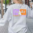 Elements Of Halloween Fear Periodically Chemistry Teacher Women's Sweatshirt Back Print Ash Elements Of Halloween Fear Periodically Chemistry Teacher Women's Sweatshirt Back Print Ash