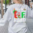 Elf Squad Pre-k Teacher Christmas Child Xmas Women's Sweatshirt Back Print Ash Elf Squad Pre-k Teacher Christmas Child Xmas Women's Sweatshirt Back Print Ash