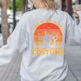 English Teacher Matching This Is My Scary Halloween Costume Women's Sweatshirt Back Print Ash
