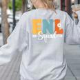 ENL Squad Back To School Teachers Students ENL Crew Men Women Girls Kids Women's Sweatshirt Back Print Ash