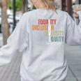Equality Inclusion Diversity Equity Love Never Fails Teacher Women's Sweatshirt Back Print Ash Equality Inclusion Diversity Equity Love Never Fails Teacher Women's Sweatshirt Back Print Ash