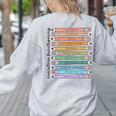 Executive Functioning Skills Back To School Sped Teacher SLP Women's Sweatshirt Back Print Ash