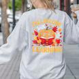 Fall In Love With Learning Pumpkin Thanksgiving Teacher Fall Women's Sweatshirt Back Print Ash Fall In Love With Learning Pumpkin Thanksgiving Teacher Fall Women's Sweatshirt Back Print Ash