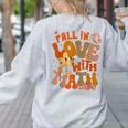 Fall In Love With Science Math Teacher Fall Thanksgiving Women's Sweatshirt Back Print Ash Fall In Love With Science Math Teacher Fall Thanksgiving Women's Sweatshirt Back Print Ash