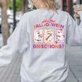 Are You Fall-O-Ween Directions Halloween Teacher Ghost Women's Sweatshirt Back Print Ash Are You Fall-O-Ween Directions Halloween Teacher Ghost Women's Sweatshirt Back Print Ash
