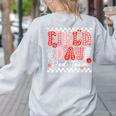 Field Day Red Team Outdoor Field Day Games For Kids Teacher Women's Sweatshirt Back Print Ash
