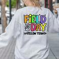 Field Day Yellow Team For Teacher Kids Field Day Games Women's Sweatshirt Back Print Ash Field Day Yellow Team For Teacher Kids Field Day Games Women's Sweatshirt Back Print Ash