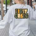 First 1St Grade Camo Camouflage Boy Teacher Back To School Women's Sweatshirt Back Print Ash First 1St Grade Camo Camouflage Boy Teacher Back To School Women's Sweatshirt Back Print Ash