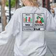 First Data Then Christmas I'm Earning A Break Sped Teacher Men Women Women's Sweatshirt Back Print Ash First Data Then Christmas I'm Earning A Break Sped Teacher Men Women Women's Sweatshirt Back Print Ash
