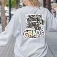 First Day Of Fifth Grade Composition Notebook Teacher Women's Sweatshirt Back Print Ash First Day Of Fifth Grade Composition Notebook Teacher Women's Sweatshirt Back Print Ash