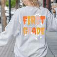 First Grade Dream Retro Team Fall Halloween Spooky Teachers Women's Sweatshirt Back Print Ash First Grade Dream Retro Team Fall Halloween Spooky Teachers Women's Sweatshirt Back Print Ash