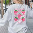 First Grade Is My Jam Strawberry First Grade Teacher Women Women's Sweatshirt Back Print Ash First Grade Is My Jam Strawberry First Grade Teacher Women Women's Sweatshirt Back Print Ash