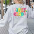 First Grade Team Teacher Back To School 1st Grade Squad Kids Women's Sweatshirt Back Print Ash First Grade Team Teacher Back To School 1st Grade Squad Kids Women's Sweatshirt Back Print Ash