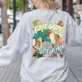 First Grade Zoo Field Trip Matching Student Teacher Class Women's Sweatshirt Back Print Ash First Grade Zoo Field Trip Matching Student Teacher Class Women's Sweatshirt Back Print Ash