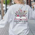 Floral Book a New Chapter Begins Retired Retirement Teacher Women's Sweatshirt Back Print Ash Floral Book a New Chapter Begins Retired Retirement Teacher Women's Sweatshirt Back Print Ash