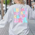 In My Fourth Grade Era Girl Back To School 4th Grade Teacher Women's Sweatshirt Back Print Ash