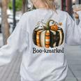 Fun Fall Book Lover Cute Teacher Student Halloween Women's Sweatshirt Back Print Ash Fun Fall Book Lover Cute Teacher Student Halloween Women's Sweatshirt Back Print Ash