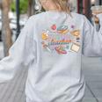 Future Teacher Costume For Kids Women's Sweatshirt Back Print Ash Future Teacher Costume For Kids Women's Sweatshirt Back Print Ash