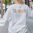 Future Teacher Student Teaching School Teacher In Progress Women's Sweatshirt Back Print Ash Future Teacher Student Teaching School Teacher In Progress Women's Sweatshirt Back Print Ash