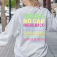 Gen A Slang Teachers Happy 1st Day Of School 2025 Students Women's Sweatshirt Back Print Ash Gen A Slang Teachers Happy 1st Day Of School 2025 Students Women's Sweatshirt Back Print Ash