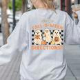 Ghost Are You Fall-O-Ween Directions Teacher Halloween Women's Sweatshirt Back Print Ash Ghost Are You Fall-O-Ween Directions Teacher Halloween Women's Sweatshirt Back Print Ash