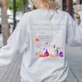 Going To Try Science Geek Nerd Tee Teacher STEM Women's Sweatshirt Back Print Ash Going To Try Science Geek Nerd Tee Teacher STEM Women's Sweatshirt Back Print Ash