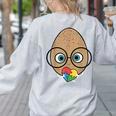 The Good Egg Teacher Halloween Costume Food Group Cute Women's Sweatshirt Back Print Ash The Good Egg Teacher Halloween Costume Food Group Cute Women's Sweatshirt Back Print Ash