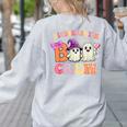 Groovy Kindergarten Boo Crew Kinder Halloween Teacher Kids Women's Sweatshirt Back Print Ash