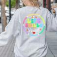 Groovy Life Skills Squad Teacher Special Ed SPED Team Crew Women's Sweatshirt Back Print Ash Groovy Life Skills Squad Teacher Special Ed SPED Team Crew Women's Sweatshirt Back Print Ash