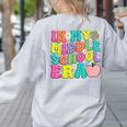 Groovy In My Middle School Era Back To School Teacher Women's Sweatshirt Back Print Ash Groovy In My Middle School Era Back To School Teacher Women's Sweatshirt Back Print Ash