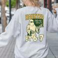 Halloween Costume Haunted By 67 Ghost Math Teacher Professor Women's Sweatshirt Back Print Ash Halloween Costume Haunted By 67 Ghost Math Teacher Professor Women's Sweatshirt Back Print Ash
