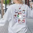 Halloween PE Teacher Ghost Playing Sports Physical Education Women's Sweatshirt Back Print Ash Halloween PE Teacher Ghost Playing Sports Physical Education Women's Sweatshirt Back Print Ash