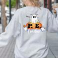 Halloween PE Teacher Ghosts Pumpkins Sports Lover Women's Sweatshirt Back Print Ash Halloween PE Teacher Ghosts Pumpkins Sports Lover Women's Sweatshirt Back Print Ash