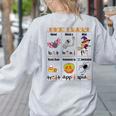 Halloween Reading Spooky Syllables Teacher Vintage Women's Sweatshirt Back Print Ash Halloween Reading Spooky Syllables Teacher Vintage Women's Sweatshirt Back Print Ash