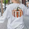 Halloween Teacher Librarians Fall Book Pumpkin Retro Reading Women's Sweatshirt Back Print Ash Halloween Teacher Librarians Fall Book Pumpkin Retro Reading Women's Sweatshirt Back Print Ash