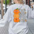 Halloween Teacher Shirt I Teach The Cutest Pumpkins In Patch Men Women Kids Women's Sweatshirt Back Print Ash Halloween Teacher Shirt I Teach The Cutest Pumpkins In Patch Men Women Kids Women's Sweatshirt Back Print Ash