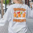 Hangin With My Cookies Gingerbread Men Women Xmas Teacher Women's Sweatshirt Back Print Ash Hangin With My Cookies Gingerbread Men Women Xmas Teacher Women's Sweatshirt Back Print Ash