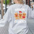 Hanging With My Cookies Gingerbread Christmas Teacher Xmas Women's Sweatshirt Back Print Ash Hanging With My Cookies Gingerbread Christmas Teacher Xmas Women's Sweatshirt Back Print Ash