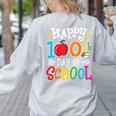Happy 100th Day Of School Teachers 100 Days Of School Kids Women's Sweatshirt Back Print Ash Happy 100th Day Of School Teachers 100 Days Of School Kids Women's Sweatshirt Back Print Ash