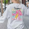 Happy Dot Day 2025 Coquette Bow Teachers Kids Boys Girls Women's Sweatshirt Back Print Ash