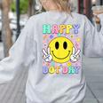 Happy Dot Day Shirts Teacher Student Girls Kids Smile Face Women's Sweatshirt Back Print Ash Happy Dot Day Shirts Teacher Student Girls Kids Smile Face Women's Sweatshirt Back Print Ash