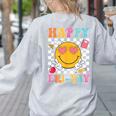 Happy Fri-Yay Groovy Teacher Friday Weekend Fri Yay Women's Sweatshirt Back Print Ash Happy Fri-Yay Groovy Teacher Friday Weekend Fri Yay Women's Sweatshirt Back Print Ash