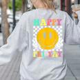 Happy Fri-Yay Teacher Friday Weekend School Women's Sweatshirt Back Print Ash Happy Fri-Yay Teacher Friday Weekend School Women's Sweatshirt Back Print Ash