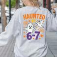 Haunted 67 Ghost Math Teacher Halloween Costume Math Pun Women's Sweatshirt Back Print Ash Haunted 67 Ghost Math Teacher Halloween Costume Math Pun Women's Sweatshirt Back Print Ash