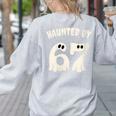 Haunted By 67 Teacher Halloween 6 7 Shirt Women's Sweatshirt Back Print Ash Haunted By 67 Teacher Halloween 6 7 Shirt Women's Sweatshirt Back Print Ash