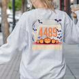 Haunted By Math 67 Meme Math Teacher Square Root 4489 Women's Sweatshirt Back Print Ash