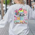 Hello 3rd Grade Boy Girl Teacher Back To School 3rd Grade Women's Sweatshirt Back Print Ash Hello 3rd Grade Boy Girl Teacher Back To School 3rd Grade Women's Sweatshirt Back Print Ash
