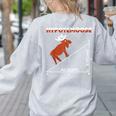 Hypotemoose Mathematics Teacher Mathematician Math Geek Women's Sweatshirt Back Print Ash