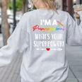 I'm A Paraprofessional What's Your Superpower Para Teacher Women's Sweatshirt Back Print Ash I'm A Paraprofessional What's Your Superpower Para Teacher Women's Sweatshirt Back Print Ash