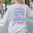 I'M That Substitute Teacher They Told Substitute Teacher Women's Sweatshirt Back Print Ash I'M That Substitute Teacher They Told Substitute Teacher Women's Sweatshirt Back Print Ash